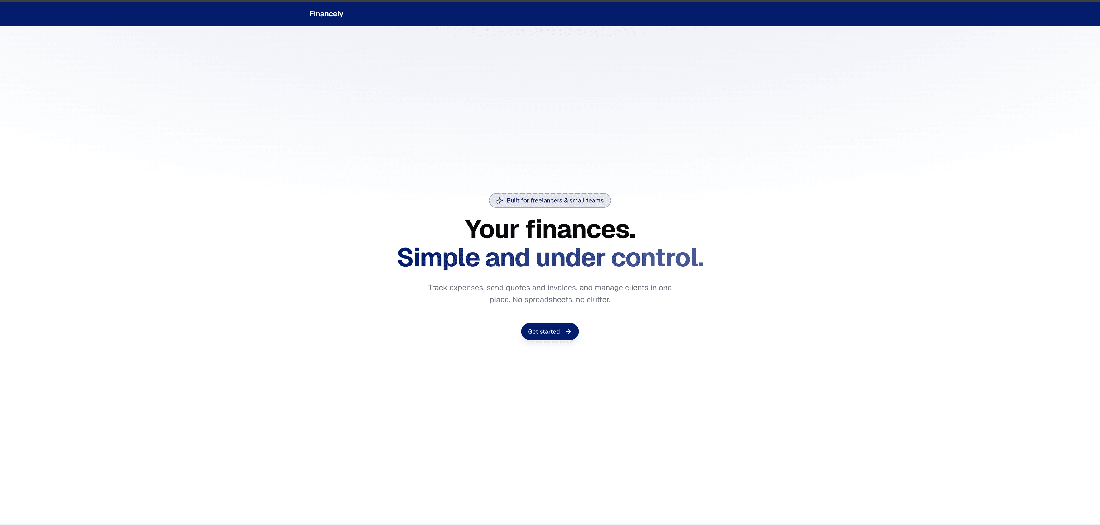 Financely Application